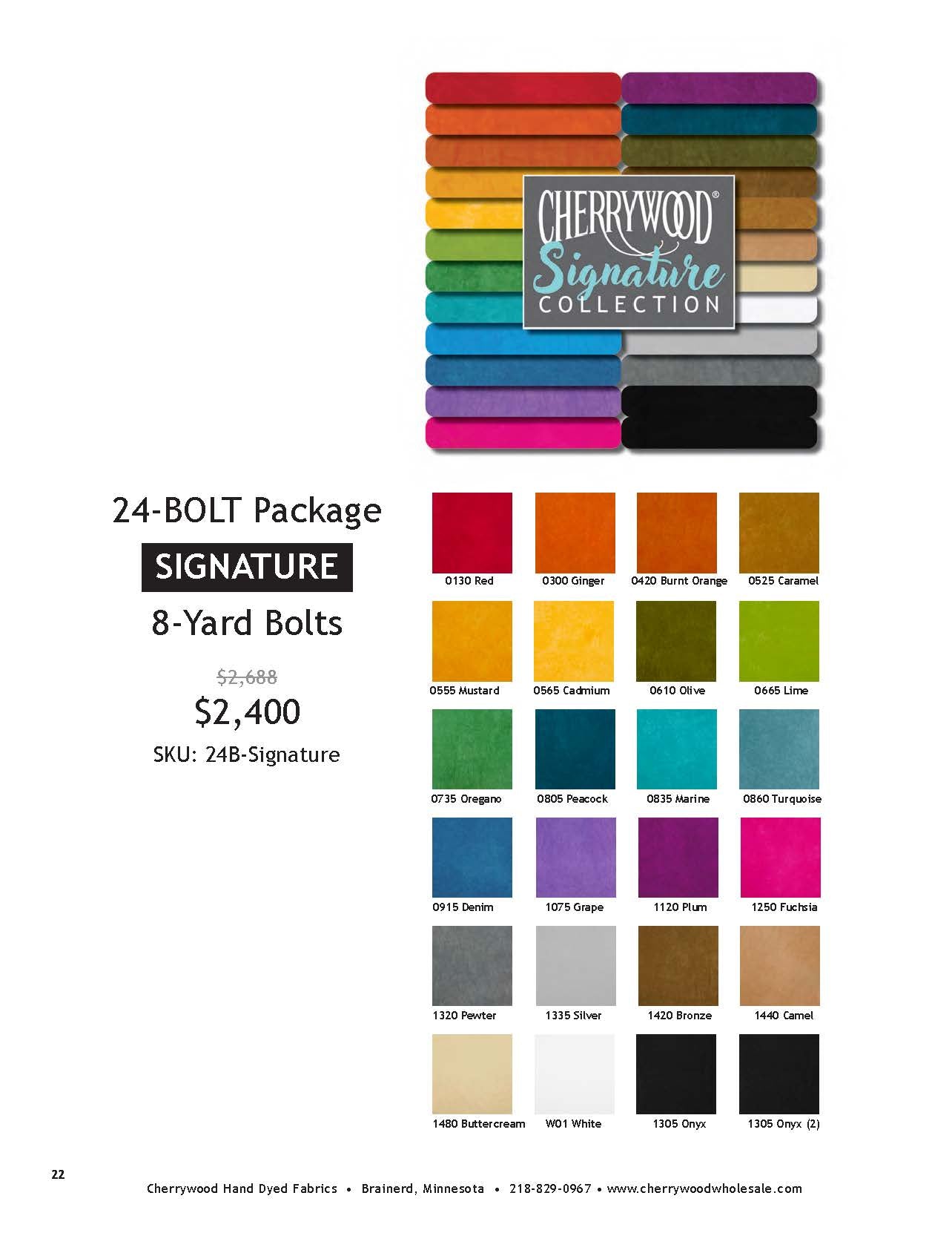 24-Bolt Signature Collection