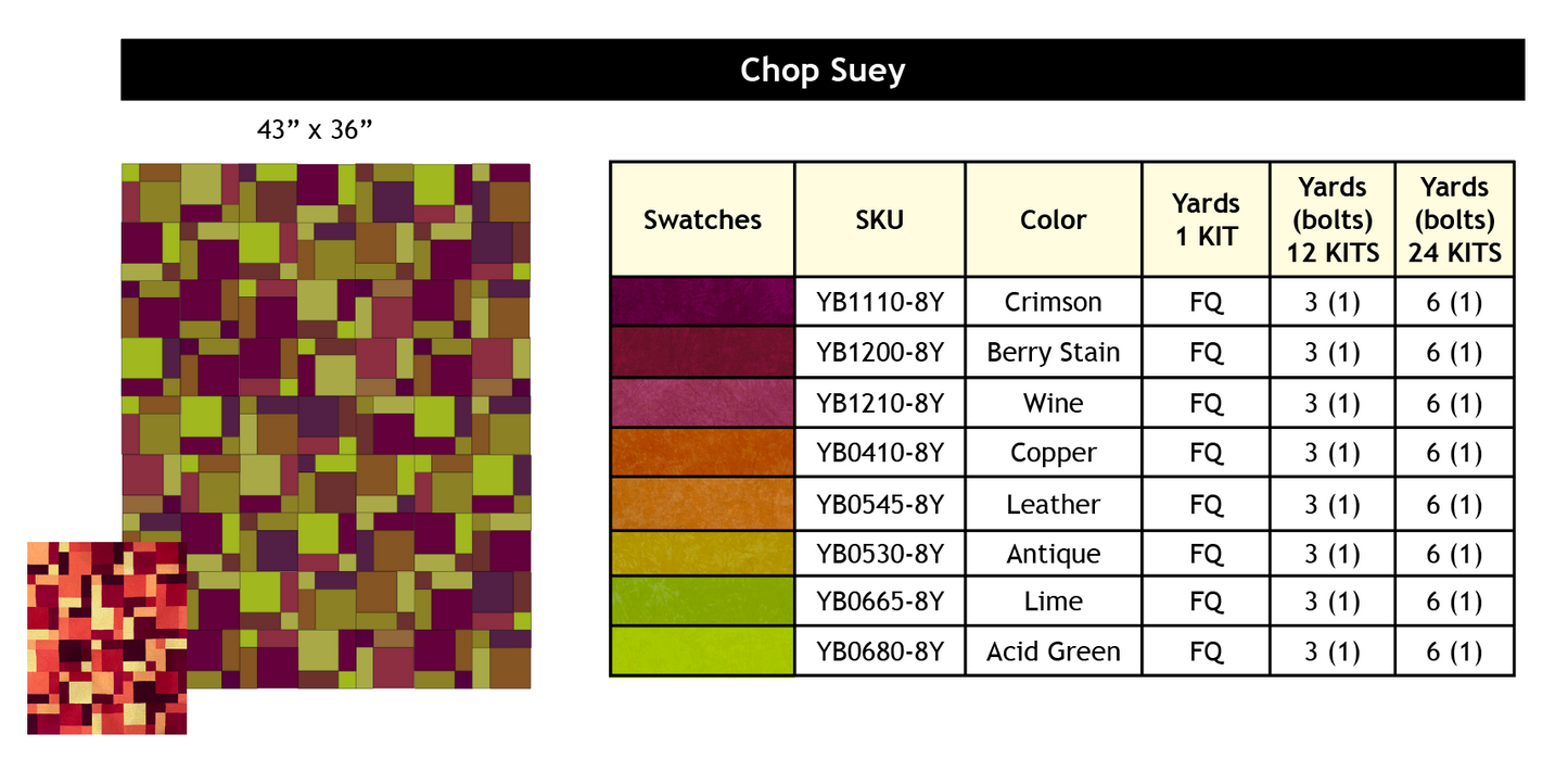 Chop Suey Pattern