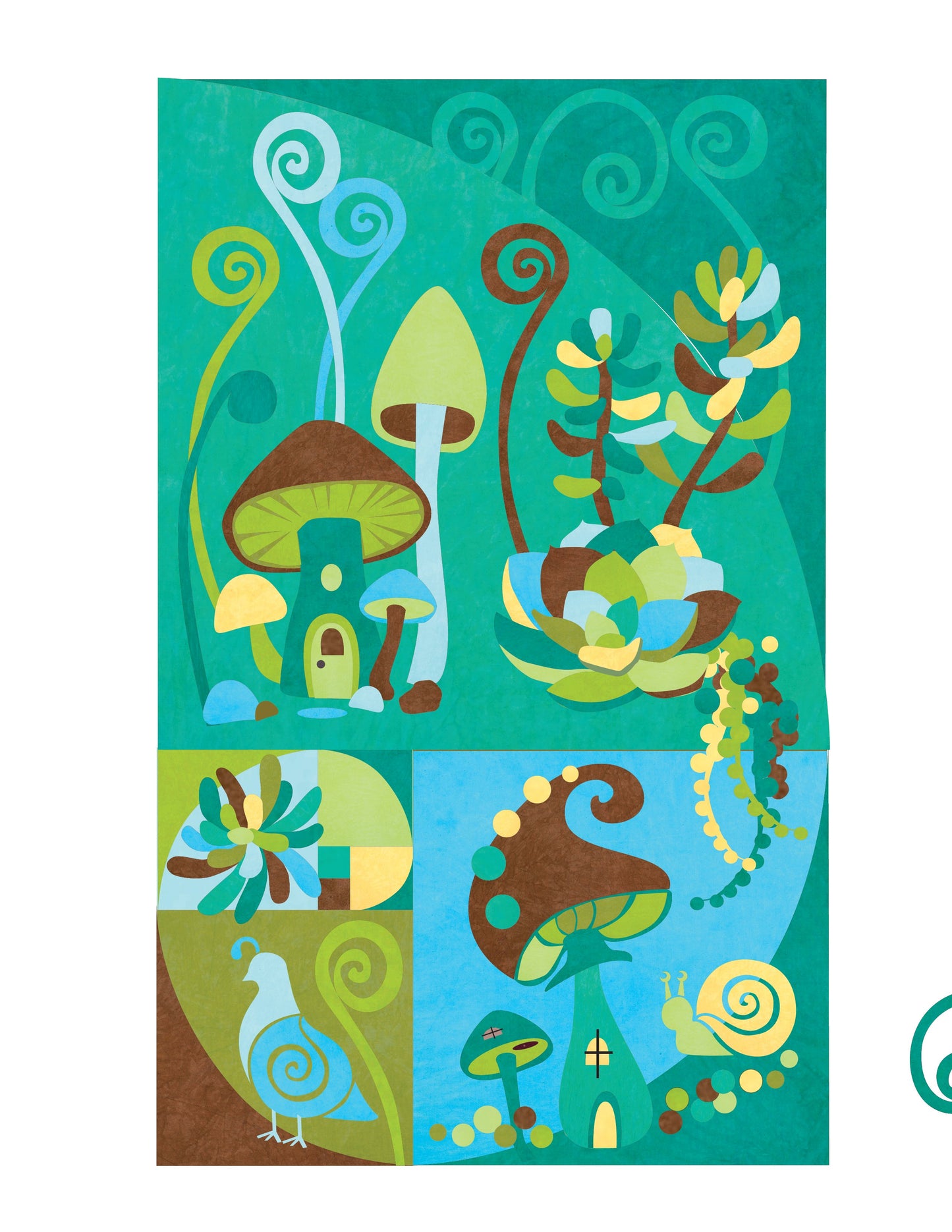 Fiddlehead Trail Quilt Pattern